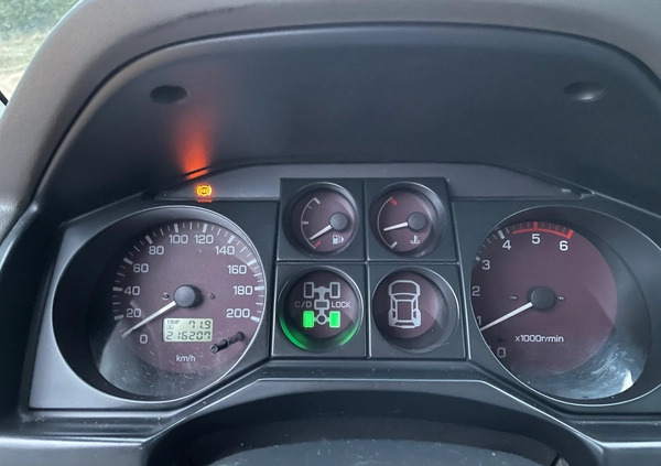 Mitsubishi Pajero cena 36900 przebieg: 216000, rok produkcji 2002 z Gniezno małe 379
